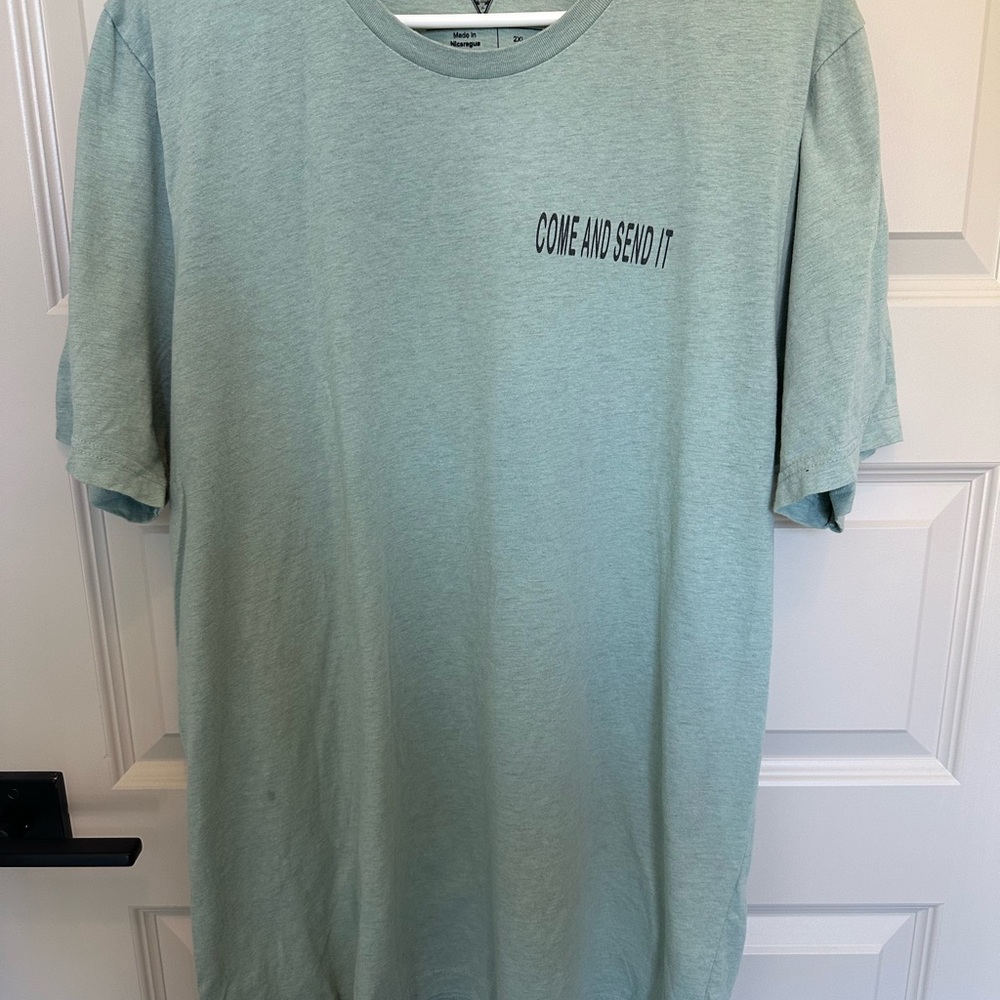 Come and Send it Mint Green Graphic T-Shirt